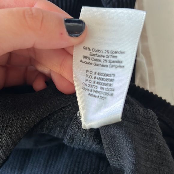 Wilfred Free Black Corduroy Skirt - Picture 3 of 3